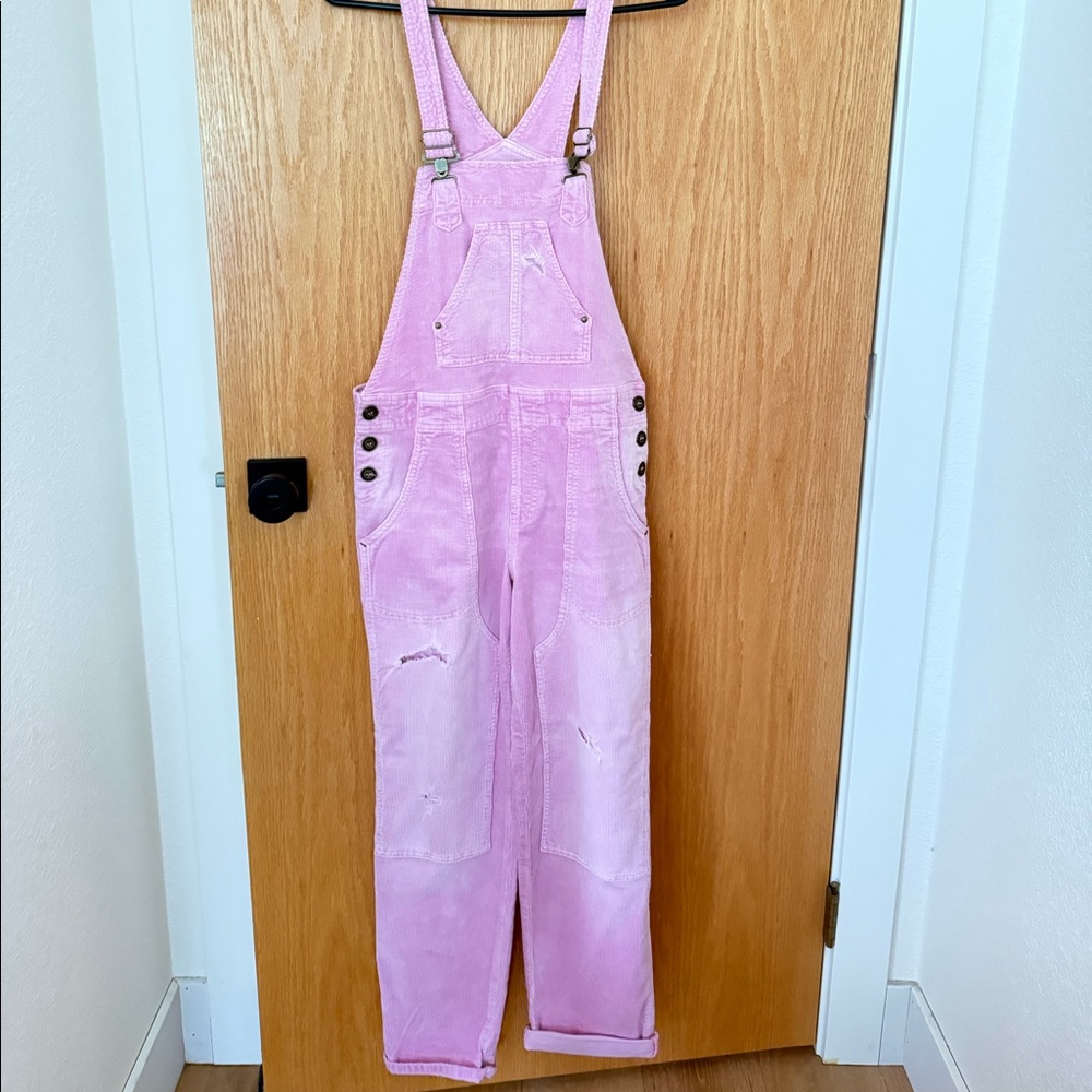Pilcro courduroy overalls